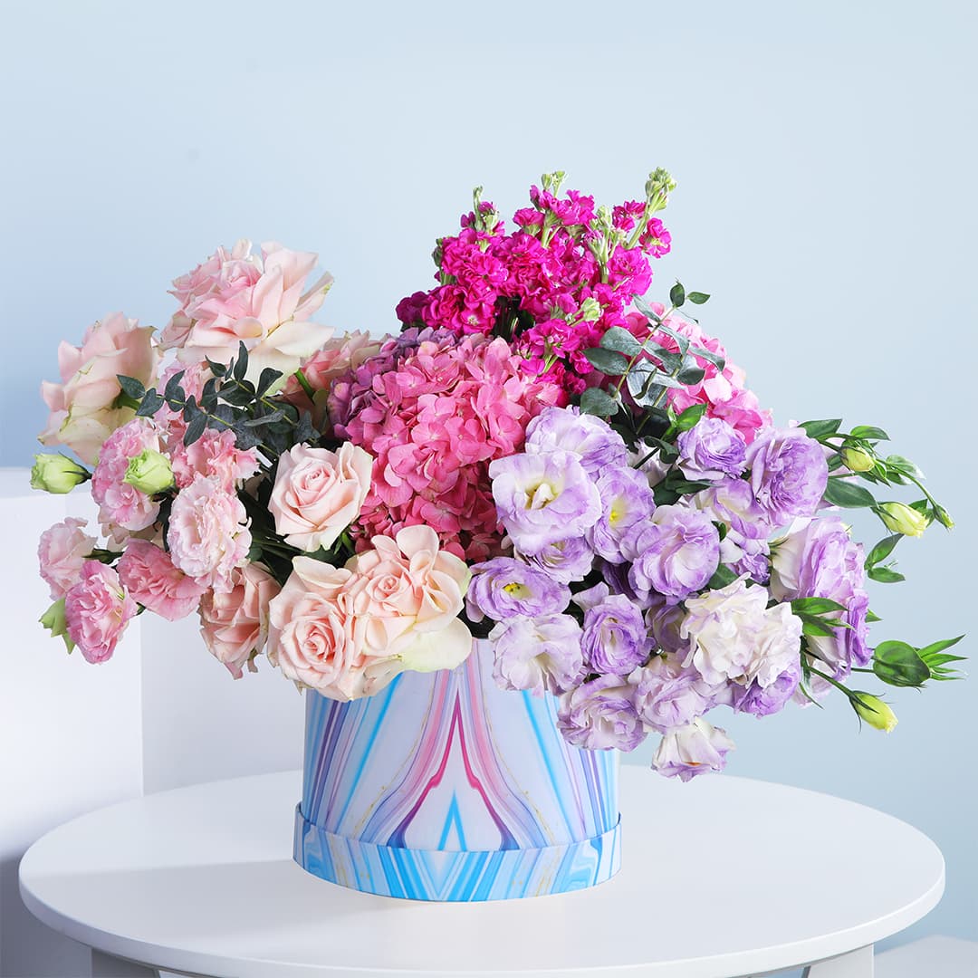 Happy Rainbow Flowers