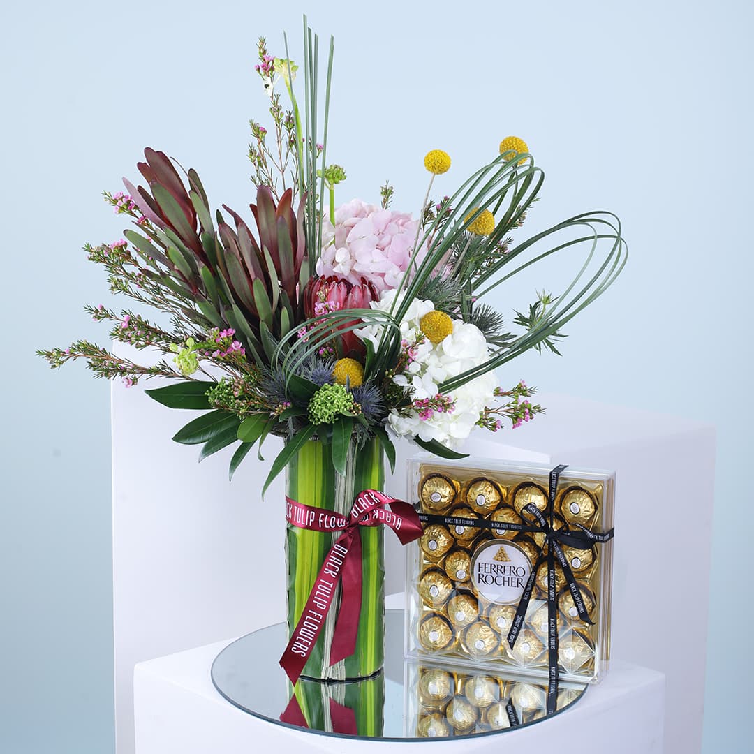 Hydrangea Protea Arrangements