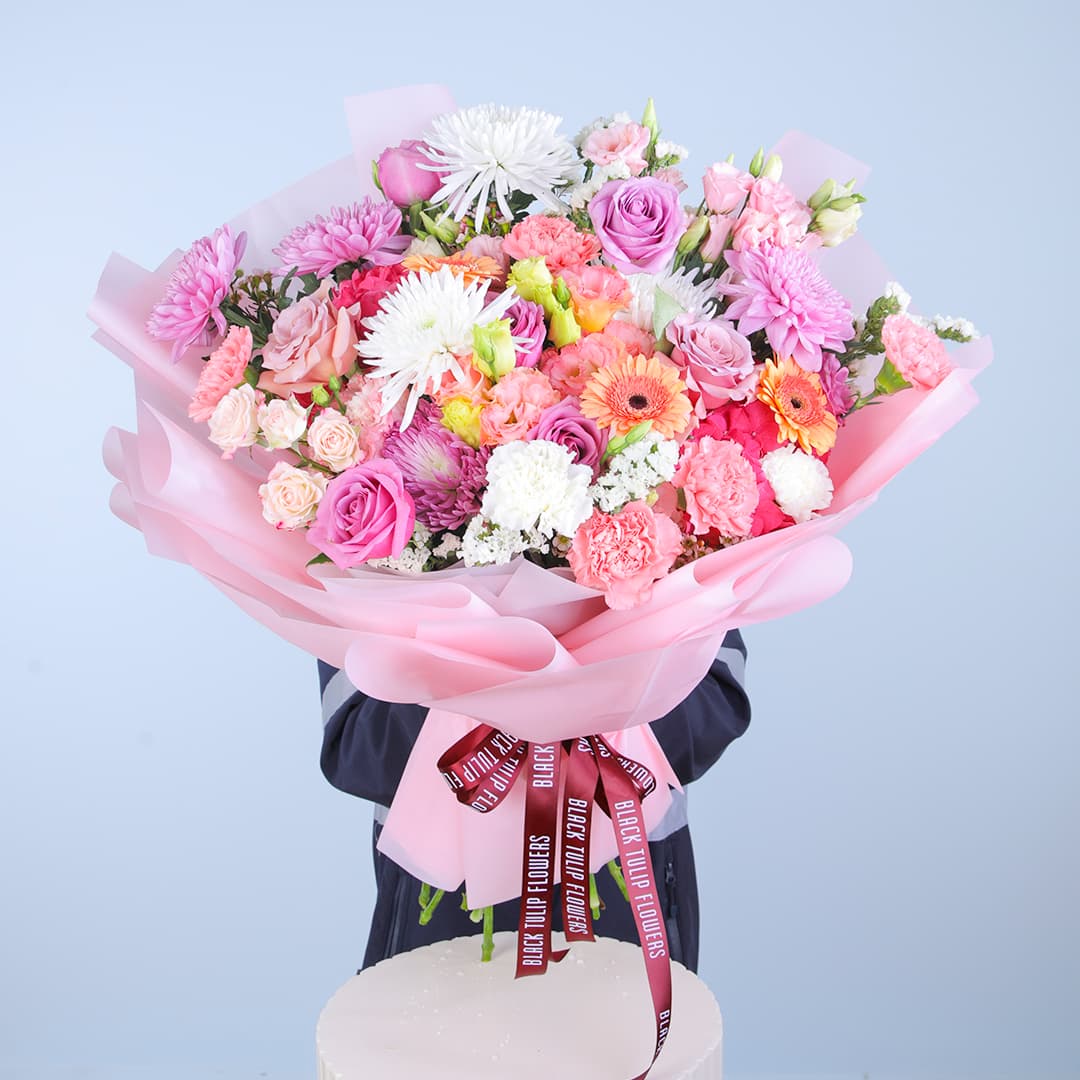 Pastel Blossom Ballet - A bouquet that describes dance