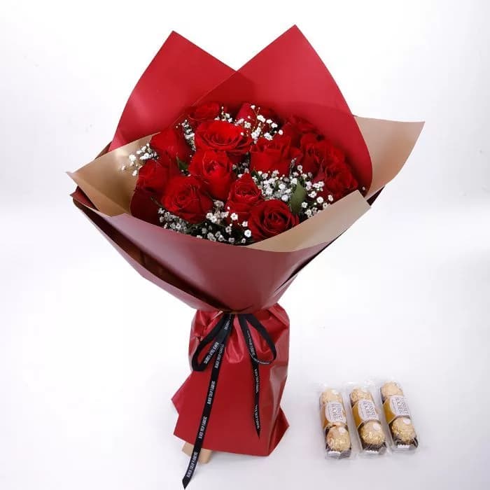 Valentine’s Deluxe Combo – Ferrero Rocher